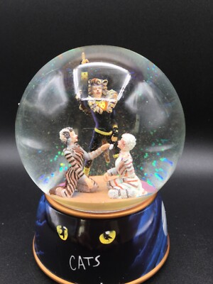 CATS THE MUSICAL RUM TUM TUGGER WATER GLOBE SAN FRANCISCO MUSIC BOX CO Rare
