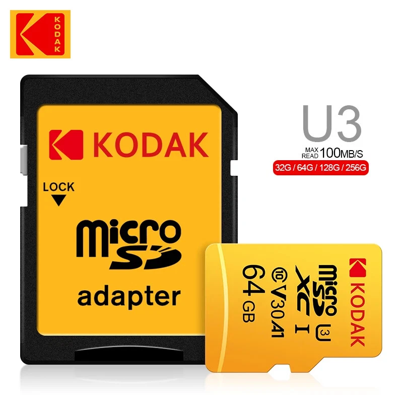New KODAK Memory Card 32GB 64GB 128GB 256GB U3 4K Micro SD Card 256GB Microsd UH - Image 2 of 4