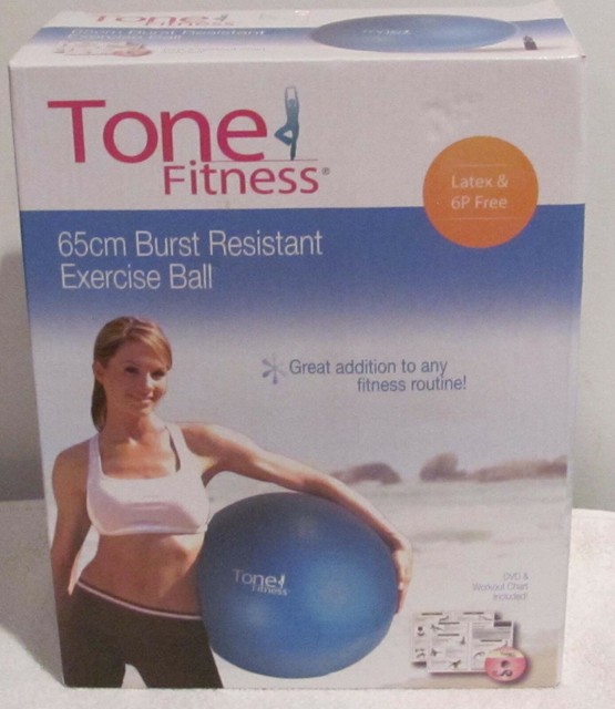 tone fitness exercise ball