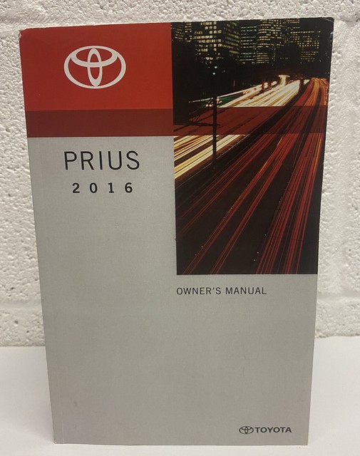 2016 Toyota Prius Owners Manual Book OEM 800 Page EBay