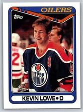 1990-91 Topps Kevin Lowe Edmonton Oilers #307