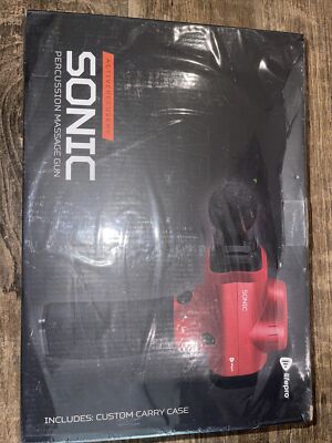 LifePro Sonic Soar FX Active Recovery Percussion Massage Gun Red - New/Sealed C2