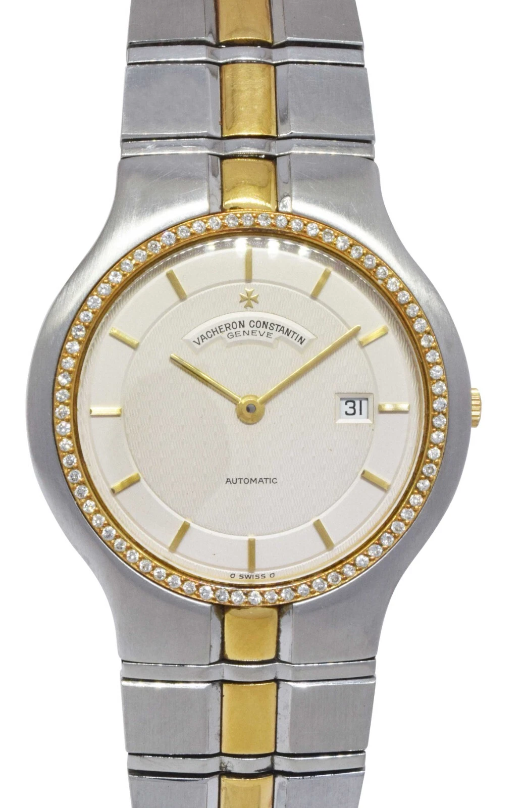 Vacheron Constantin — Vacheron Constantin Phidias Steel /18k YG  33mm Diamond Watch Automatic 602408
