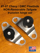 81-87 Chevy Gmc Squarebody Truck Fleetside Non-removable Tailgate Hinge Kit New 81-87 Chevy Gmc Squarebody Truck Fleetside Non-removable Tailgate Hinge Kit New