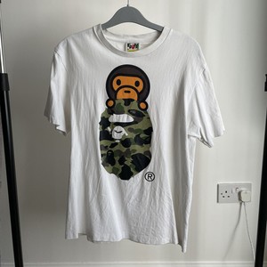 grey bape t shirt
