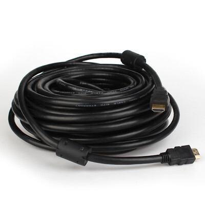 50FT 30FT 25F 15FT High Speed HDMI 1.4 Cable w/Ferrite Cores 1080P 3D HDTV Xbox