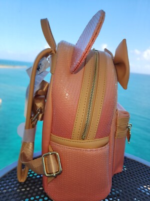 DISNEY Cruise Line Apricot Sunset Sequin Loungefly Backpack DCL | eBay