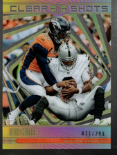 A6276- 2018 Panini Illusions Clear Shots Gold #6 Von Miller /299 - NM-MT
