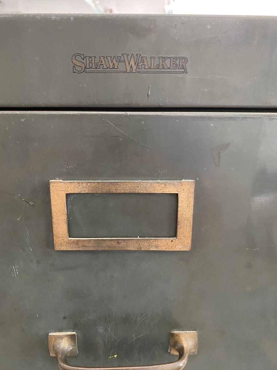 Shaw Walker Vintage 5 Drawer Steel Fire