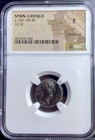Oretani People 150-100Bc Ngc Ancient Celtic Iberian Coin Bull Castulo Rare