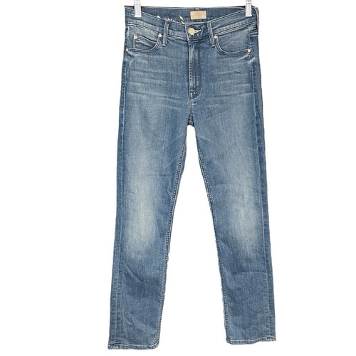 Mother Mid Rise Dazzler Ankle in I Wet My Plants Stretch Crop Jeans Size 24 - Picture 5 of 7