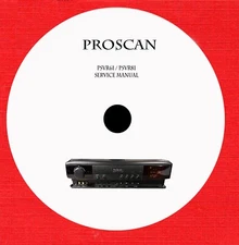 Repair Service manual for Proscan vcr  PSVR61 PSVR81 on 1 DVD in pdf format