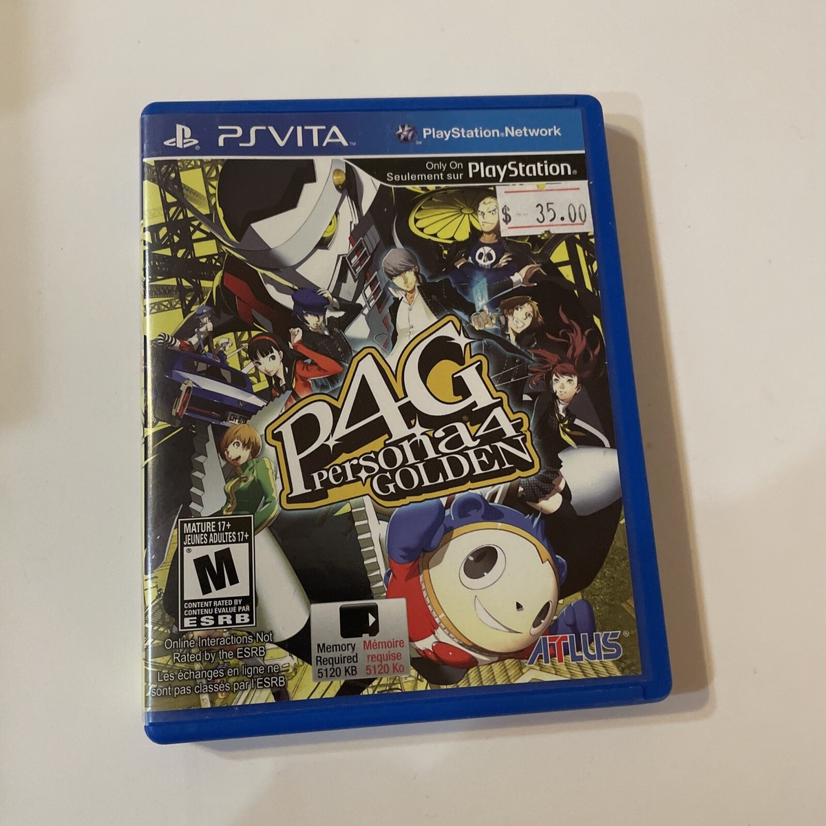 Persona Golden (Sony PlayStation Vita, 2012) TESTED FAST SHIPPED