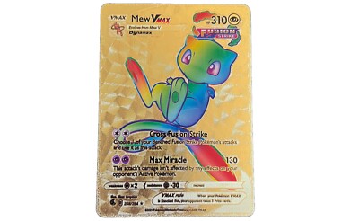 Pokémon TCG Mew VMAX Cross Fusion Strike HP 310 E 268/264 Holo