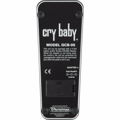 Dunlop GCB95 Original Cry Baby Standard Wah Guitar Effects Pedal