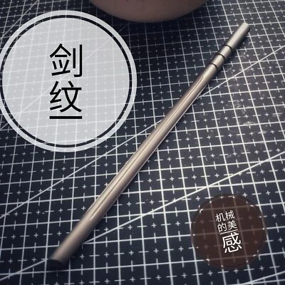 1pcs EDC TA1 Titanium Drinking Straw Ti sucker Tableware 18cm/20cm