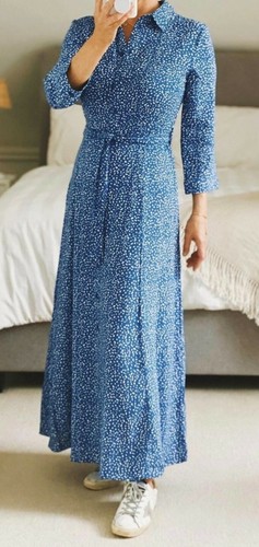 Button Midi Maxi Dress 