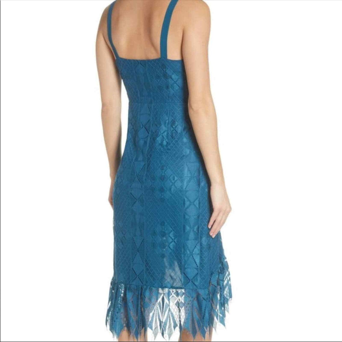 NWT Foxiedox Women's Lace Ruffle Cocktail Dress | eBay