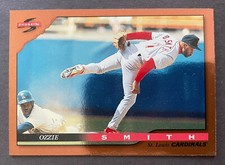 1996 Score Dugout Collection OZZIE SMITH #53 St. Louis Cardinals Baseball Card