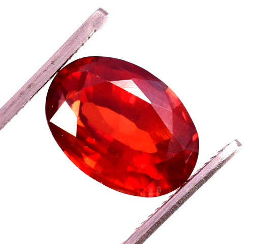 Saphir Padparadscha orange naturel rare de 7 carats, pierre