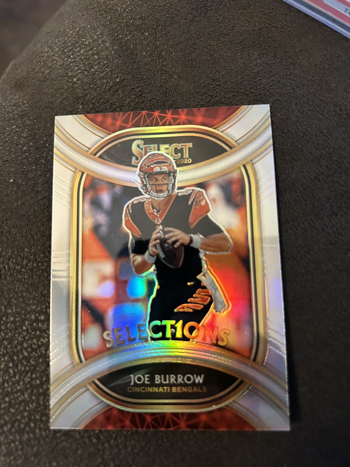 2020 Panini Select - Select1ons Silver Prizm #SI-1 Joe Burrow (RC)