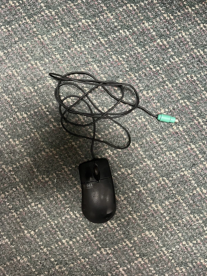 Vintage Dell IntelliMouse 2-Button Mechanical Ball Mouse Wired PS/2 Connector - Image 4 of 4