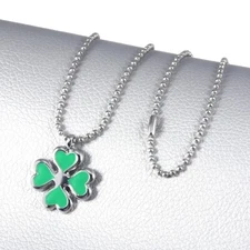 Tokyo Revengers Tachibana Hyuga Four Leaf Clover Alloy Pendant Necklace gift bag