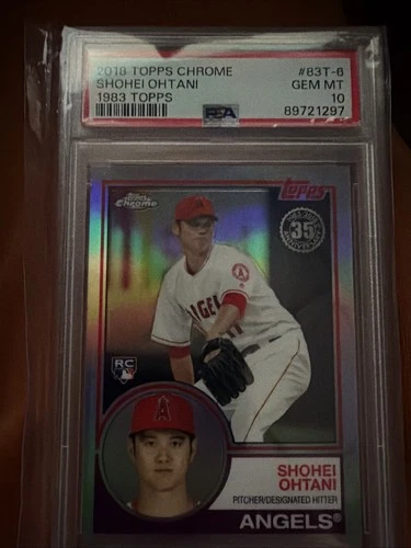 2018 Topps Chrome - 1983 Topps Refractor Shohei Ohtani #83T-6 (RC)