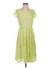 NY Collection Women Green Cocktail Dress S