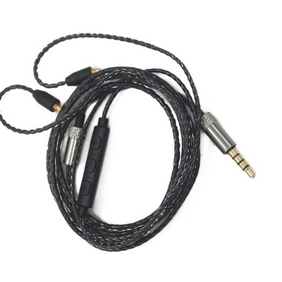 Cavo MMCX Con Microfono E Telecomando Volume Per Shure SE215 SE535 SE846 – Cavo Di Ricambio Auricolari 3,5 Mm