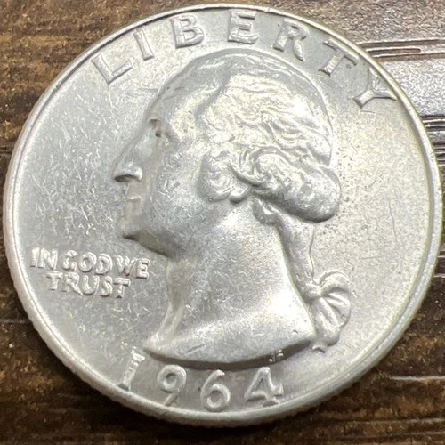 1964-D Uncirculated Washington Quarter Actual Coin Checkout My Other Inventory