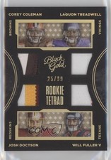 2016 Black Gold Rookie Tetrad Prime 25/99 Laquon Treadwell Will Fuller V 6kg