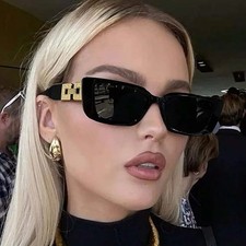 Unisex Small Square Sunglasses Mirror Lens Outdoor Casual Eyewear