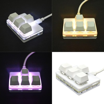 One Handed Mechanical Keyboard 4 Key Gaming Keyboard Fully Programmable Keypad