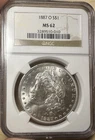 1887-O Morgan Silver Dollar NGC MS62 Nice Eye Appeal