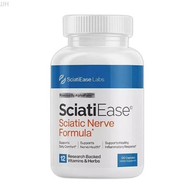 SciatiEase Labs Sciatic Nerve Support Formula 120 Capsules Natural Relief