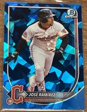 2025 Bowman Chrome Sapphire Edition Jose Ramirez #21 Cleveland Guardians SP