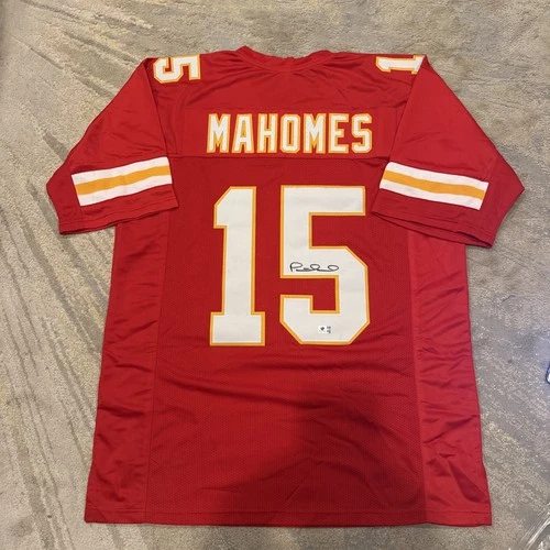 Patrick Mahomes Signed #15 Kansas City Chiefs NFL Jersey COA