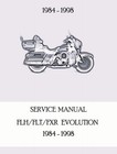 1995 Harley Davidson FLHT Electra Glide Service Repair Shop Printed Manual