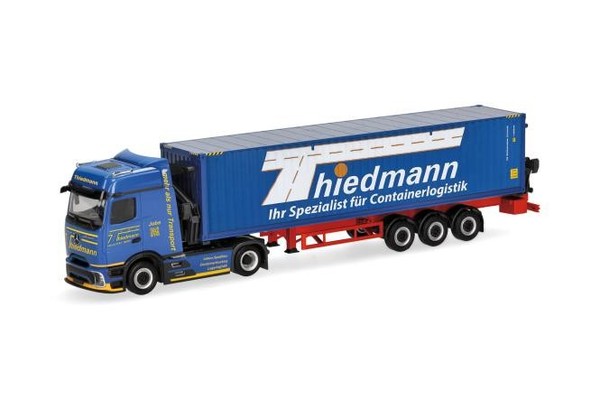 Herpa Lkw Mb Actros L Procabin Bigsp. Cont-Seitenlader-Sz Thiedmann 319782-image