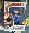 Mick Foley WWE Wrestling Signed Funko Pop #109 Autographed Dude Love w/Protector