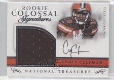 2016 National Treasures Rookie Colossal Signatures 1/99 Corey Coleman Auto k4s