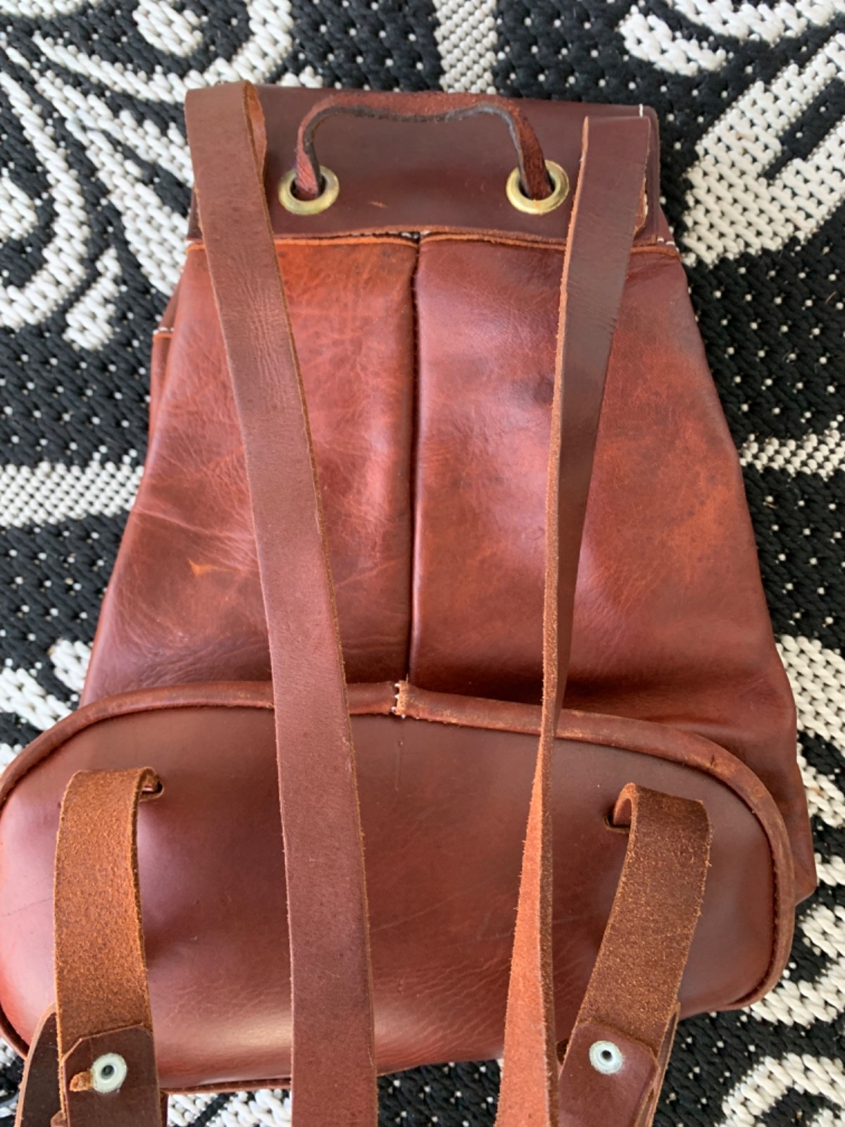Leather backpack, Handmade Leather Backpack - image 6