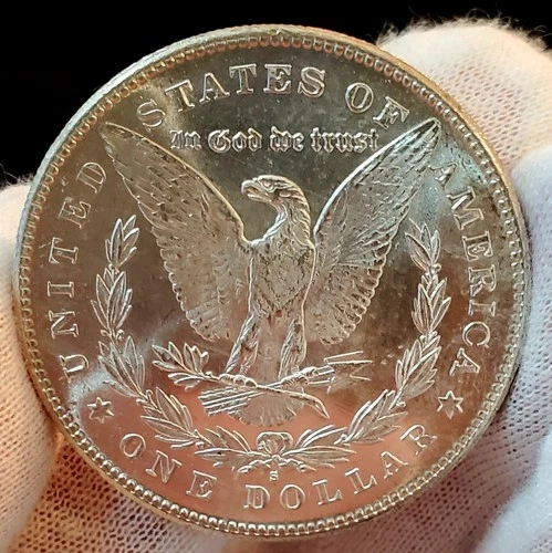 * 1878 S * BU MS++ FROSTY PL MIRRORS!! INCREDIBLE PQ MORGAN SILVER DOLLAR #C19