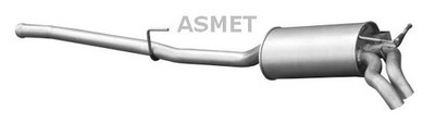 Rear Muffler ASMET 01.048