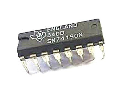 TI SN74190N DIP SYNCHRONOUS UP/DOWN COUNTERS WITH DOWN/UP USA ship *hh