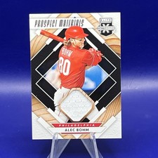 Alec Bohm 2020 Panini Elite Extra Edition Prospect Materials Rookie