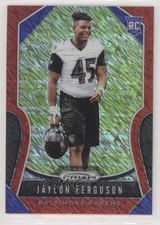 2019 Panini Prizm Rookies Red Shimmer Prizm 3/15 Jaylon Ferguson #379 1a3