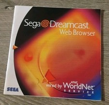 SEGA Dreamcast Web Browser (Sega Dreamcast, 1999) Manual Only