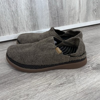Chaco Revel Slip On Felt Shoe Women's 6.5  Brown Cottage Cozy Prairie Gorpcore